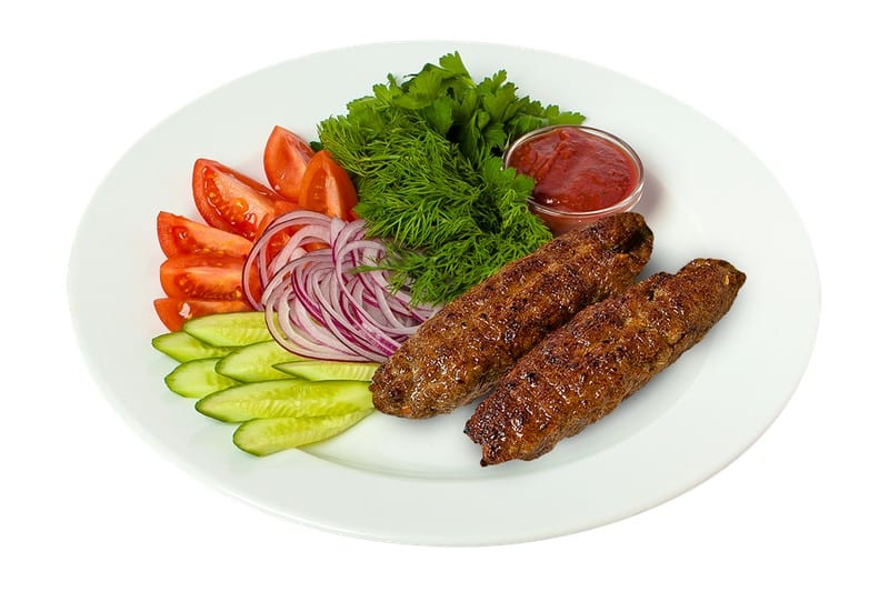 Kebab from veal