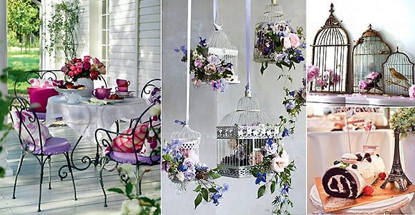 8 ideas for using a bird cage in the interior